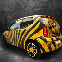 Il Car Wrapping permette di modificare la carrozzeria di una macchina senza vernice.